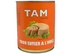 Conserve de Thon Entier à 'Huile Tam 800g.