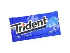Chewing-Gum Menthe Poivrée sans Sucres Trident 5 unités.