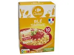 Blé Précuit 10min Carrefour Classic' 4x125g.