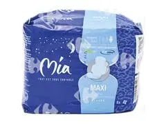 Lot Serviettes Hygiéniques maxi nuit Mia 8 unités + Serviettes Hygiéniques maxi nuit Mia 16 unités