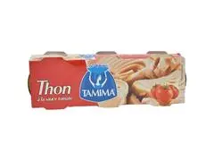 Pack de Trois Conserves de Thon à la Sauce Tomate Tamima 80g