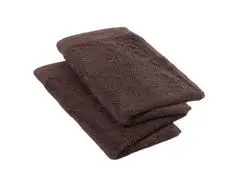 Serviette Bio Chocolat Tex Home 2 pièces 30x50 cm