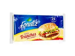 Fromage Fondu Tranches Fondiz 24 unités 400g.