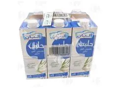 Pack de Lait UHT Entier Albane 1L 6 unités.