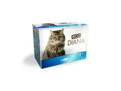 Pochons pour Chat au Poisson Eco Diana 12x100g
