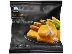 Fish Burger Pané Colin d'Alaska La Marinière 400g