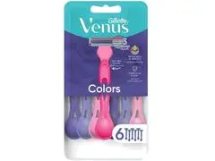 Lot de 6 Rasoirs Jetables pour Femmes 3 Lames Gillette Venus