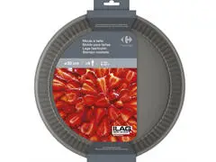 Moule à Tarte Rond en Acier Anti-Adhérent Carrefour 30cm