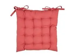 Galette de Chaise Unie Terracotta 38x38 cm TEX Home