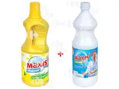 Lot Nettoyant Ménager Maxi's 1L + Eau de Javel Maxi's 1L Gratuit