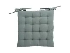 Galette Chaise Uni Kaki Tex Home 38x38 cm
