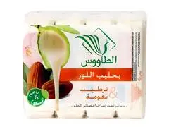 Lot de 4 Savons Solides au Lait de Coco Taous 4x120 g