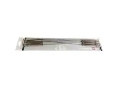 Série de Broches Inox à Manche en ABS Lamacom 6 unités.