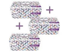 Lot de 3 Boîtes de Mouchoirs Dalaa 550 Feuilles x 3