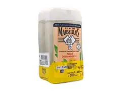 Pack Crème de Douche Extra Douce Fleur d'Oranger Bio Le Petit Marseiller 250ml 1+1 Gratuit
