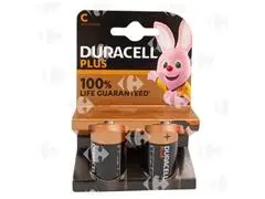 Pack de Piles Duracell C2 Plus 2 unités.