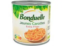 Jeunes Carottes Extra Fines Bonduelle 400g.