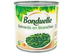 Epinards en Branches Bonduelle 400g