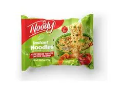 Lot nouilles saveur légumes Noody 5x70g.