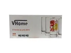 Verre à Thé Marrakech 15 cl 6 unités Plus 2 Gratuit