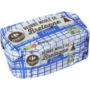 BEURRE DOUX DE BRETAGNE MOULE CRF 250G