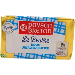 BEURRE DOUX PLAQUETTE PAYSAN BRETON 200G