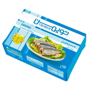 SARDINE A L HUILE VEGETALE TWIMEN 125G
