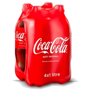 PACK FAMILLE COCA COLA PET 1 L X4