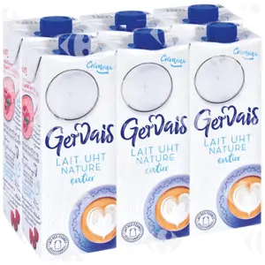 PACK LAIT UHT ENTIER GERVAIS 1 LX6