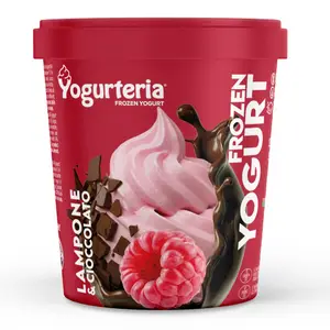 POT YGT GLACE FRAMB CHOCO NOIR YOGURTERIA 500ML