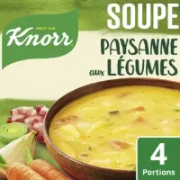 Soupe Deshydratee Paysanne Knorr