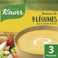 Soupe Deshydratee Aux 9 Legumes Knorr