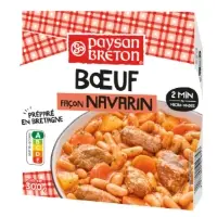 Plat Cuisine Boeuf Facon Navarin Paysan Breton