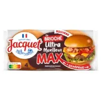 Pain Special Brioche Pour Hamburger Max Jacquet
