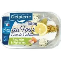 Dos De Cabillaud Msc Amandes Pistaches Et Basilic Delpierre