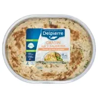 Plat Cuisine Gratin Aux Deux Saumon Pomme De Terre Et Petits Legumes Delpierre
