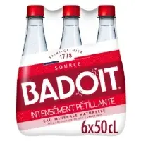 Eau Minerale Gazeuse Naturelle Intensement Petillante Badoit