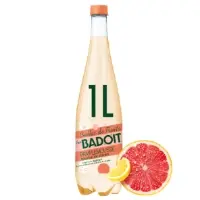 Eau Gazeuse Aromatisee Pamplemousse Citron Vert Bulles De Fruits Badoit