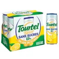 Biere Aromatisee Au Jus De Citron Sans Sucres Sans Alcool 0 0 Tourtel Twist