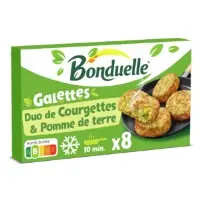 Galettes Duo Courgettes Et Pomme De Terre A Poeler Bonduelle