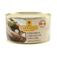 Saucisses De Toulouse Aux Lentilles Jean Larnaudie
