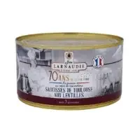 Plat Cuisine Saucisses De Toulouse Aux Lentilles Jean Larnaudie