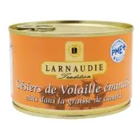 Gesiers De Volaille Eminces Cuits Dans La Graisse De Canard Larnaudie Tradition