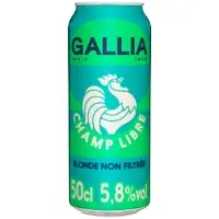 Biere Blonde Non Filtree Champ Libre 5 8 Gallia