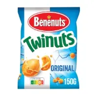 Cacahuetes Enrobees Saveur Nature Twinuts Benenuts