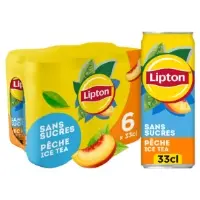 Boisson The Glace Peche Zero Sucres Lipton