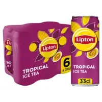 Boisson Petillante Ice Tea Saveur Tropical Lipton