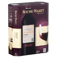 Vin Rouge I G P Pays D Oc Merlot Roche Mazet