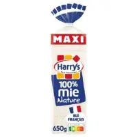 Pain De Mie 100 Mie Nature Sans Croute Maxi Format Sans Additifs Harrys