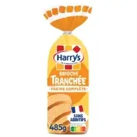 Brioche tranchée farine complète sans additifs HARRYS